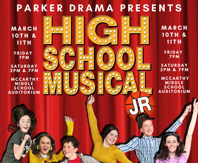 Parker Middle School Drama Club presents High School Musical Jr. Mar. 10-11