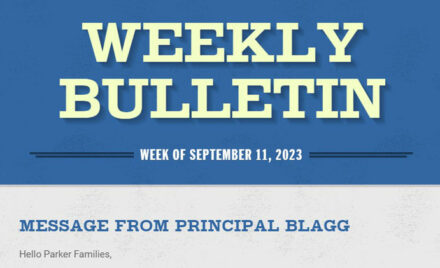 Parker Middle School Weekly Bulletin