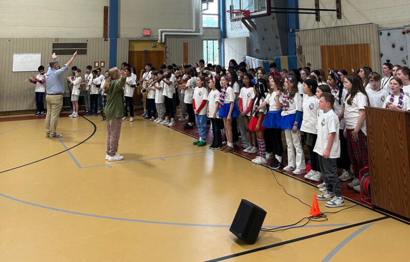 Parker Middle School holds Memorial Day assembly