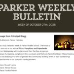 Parker Middle School Weekly Bulletin: Oct. 27, 2025
