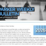 Parker Weekly Newsletter - January 5, 2026