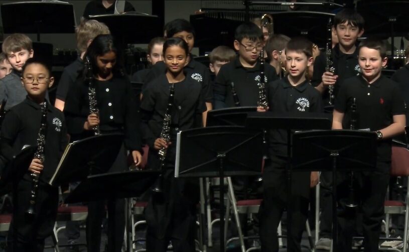Parker Middle School’s 5th Grade Band winter concert - January 14, 2026