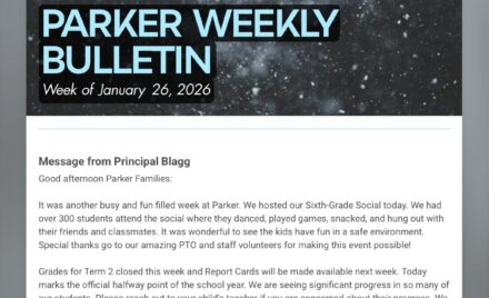 Parker Weekly Bulletin - January 26, 2026