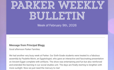 Parker Weekly Bulletin - February 9, 2026