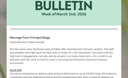 Parker Weekly Bulletin - March 2, 2026