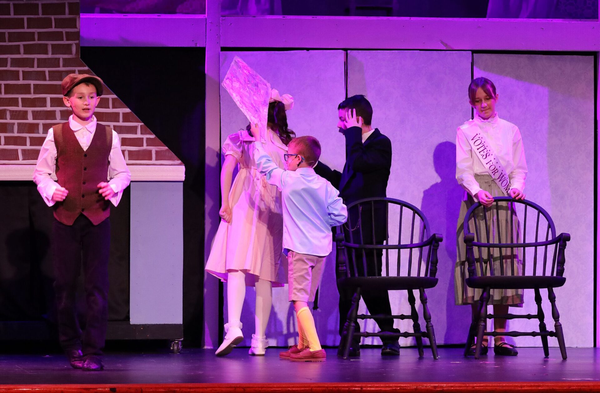 The Parker Middle School Drama Club held a dress rehearsal for "Mary Poppins, Jr." on Wednesday, March 11, 2026.