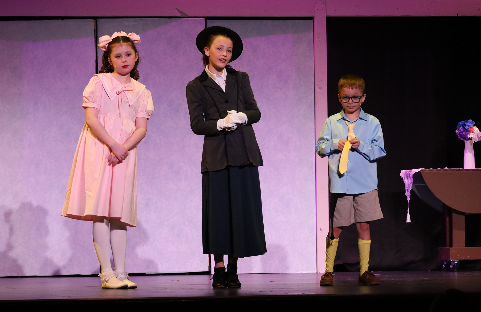 The Parker Middle School Drama Club held a dress rehearsal for "Mary Poppins, Jr." on Wednesday, March 11, 2026.