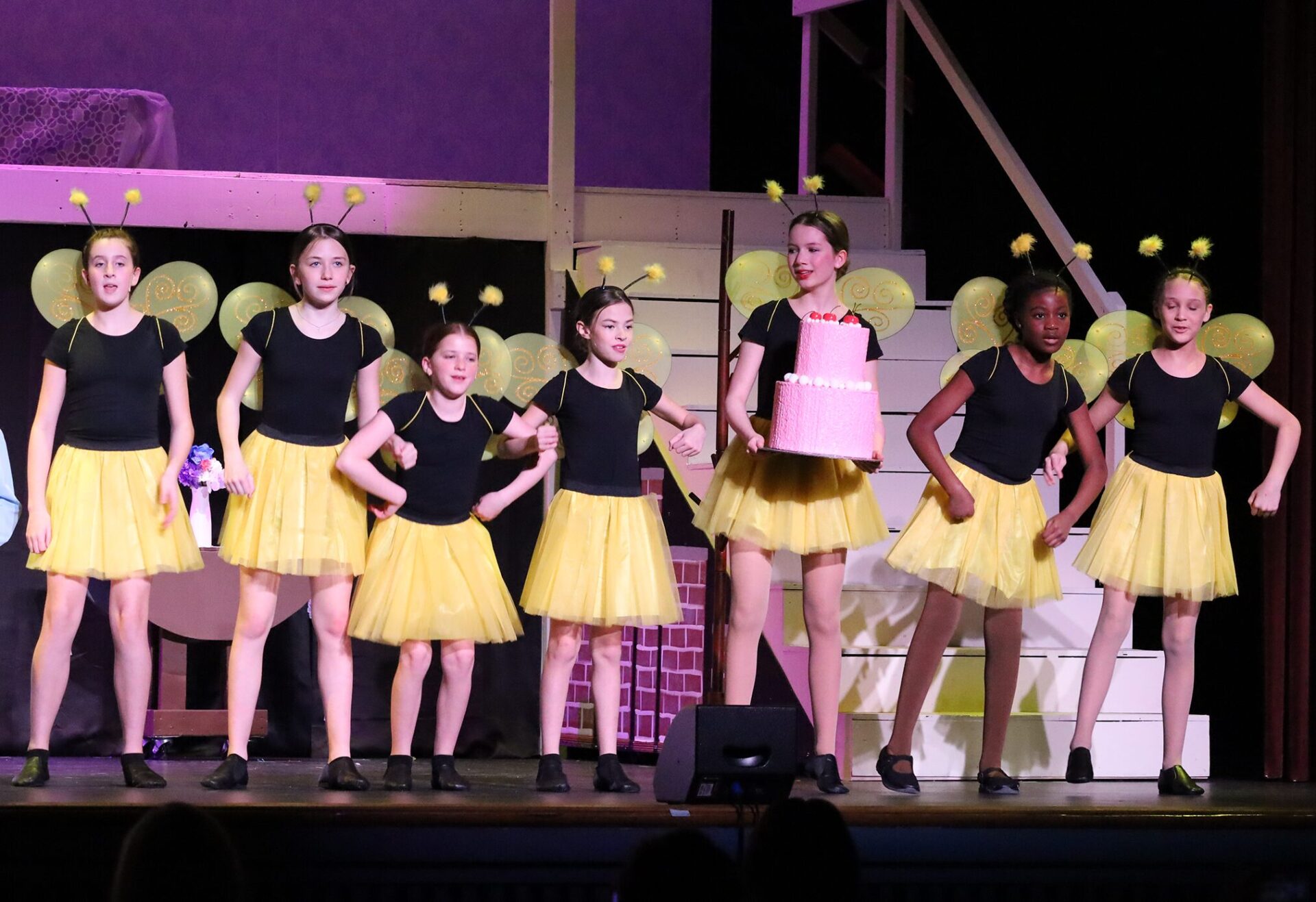 The Parker Middle School Drama Club held a dress rehearsal for "Mary Poppins, Jr." on Wednesday, March 11, 2026.