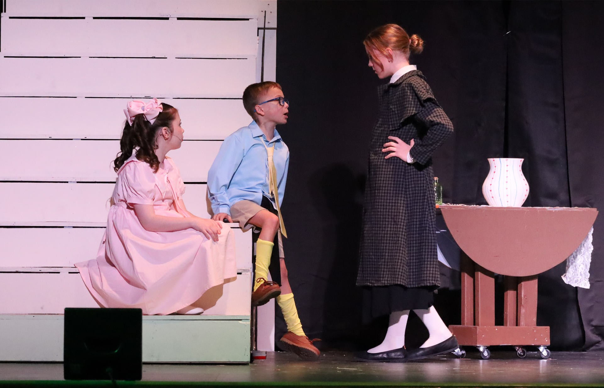 The Parker Middle School Drama Club held a dress rehearsal for "Mary Poppins, Jr." on Wednesday, March 11, 2026.