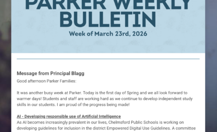 Parker Weekly Bulletin - March 23, 2026
