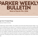 Parker Weekly Bulletin - March 9, 2026
