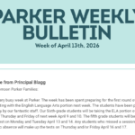 Parker Weekly Bulletin - April 13, 2026