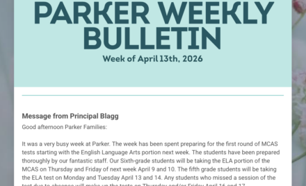 Parker Weekly Bulletin - April 13, 2026