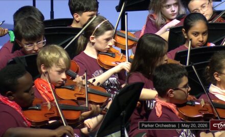 The Parker Middle School Orchestra held its spring concert on stage in the Carl J. Rondina Performing Arts Center at Chelmsford High School on Wednesday, May 20.