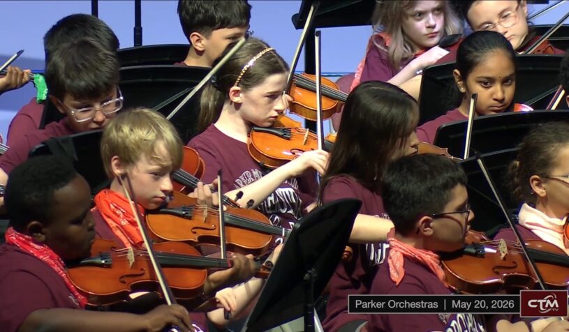 The Parker Middle School Orchestra held its spring concert on stage in the Carl J. Rondina Performing Arts Center at Chelmsford High School on Wednesday, May 20.
