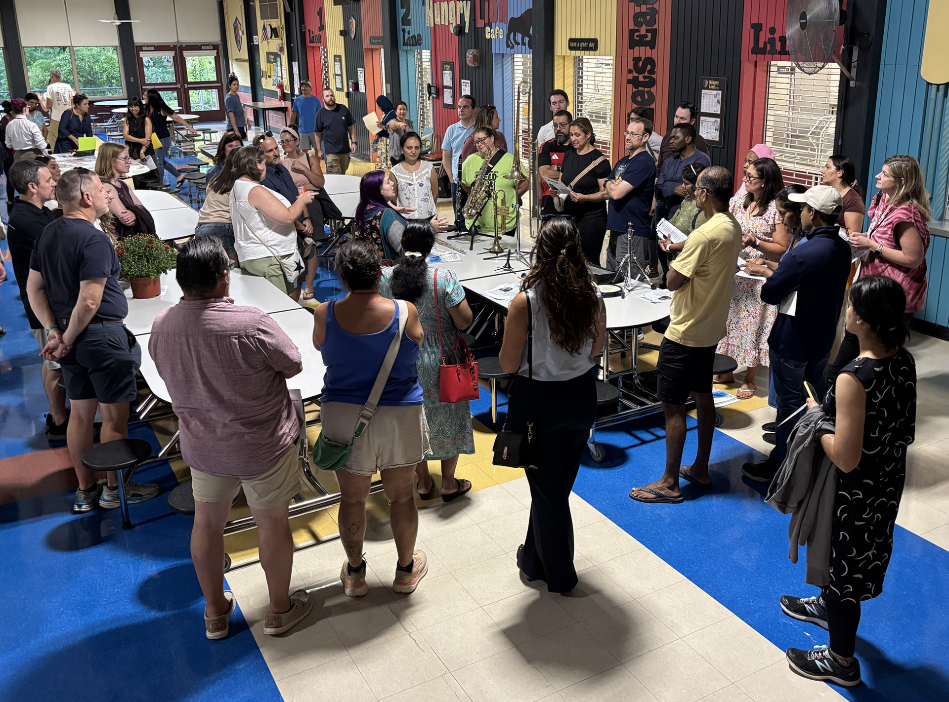 Parents of fifth grade students attended parent-curriculum night at Parker Middle School on Thursday, Sept. 10, 2026.