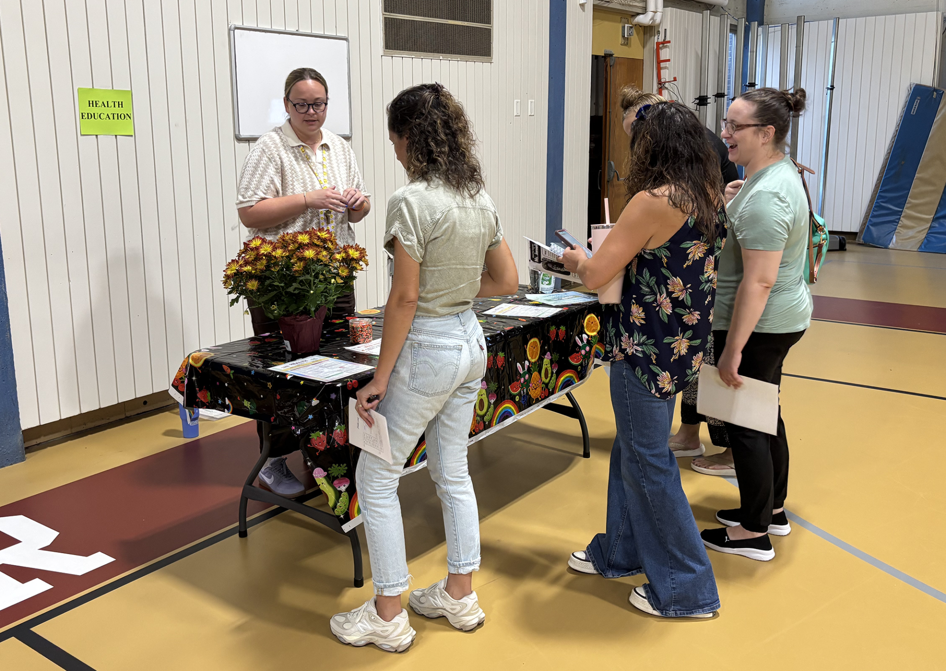 Parents of fifth grade students attended parent-curriculum night at Parker Middle School on Thursday, Sept. 10, 2026.