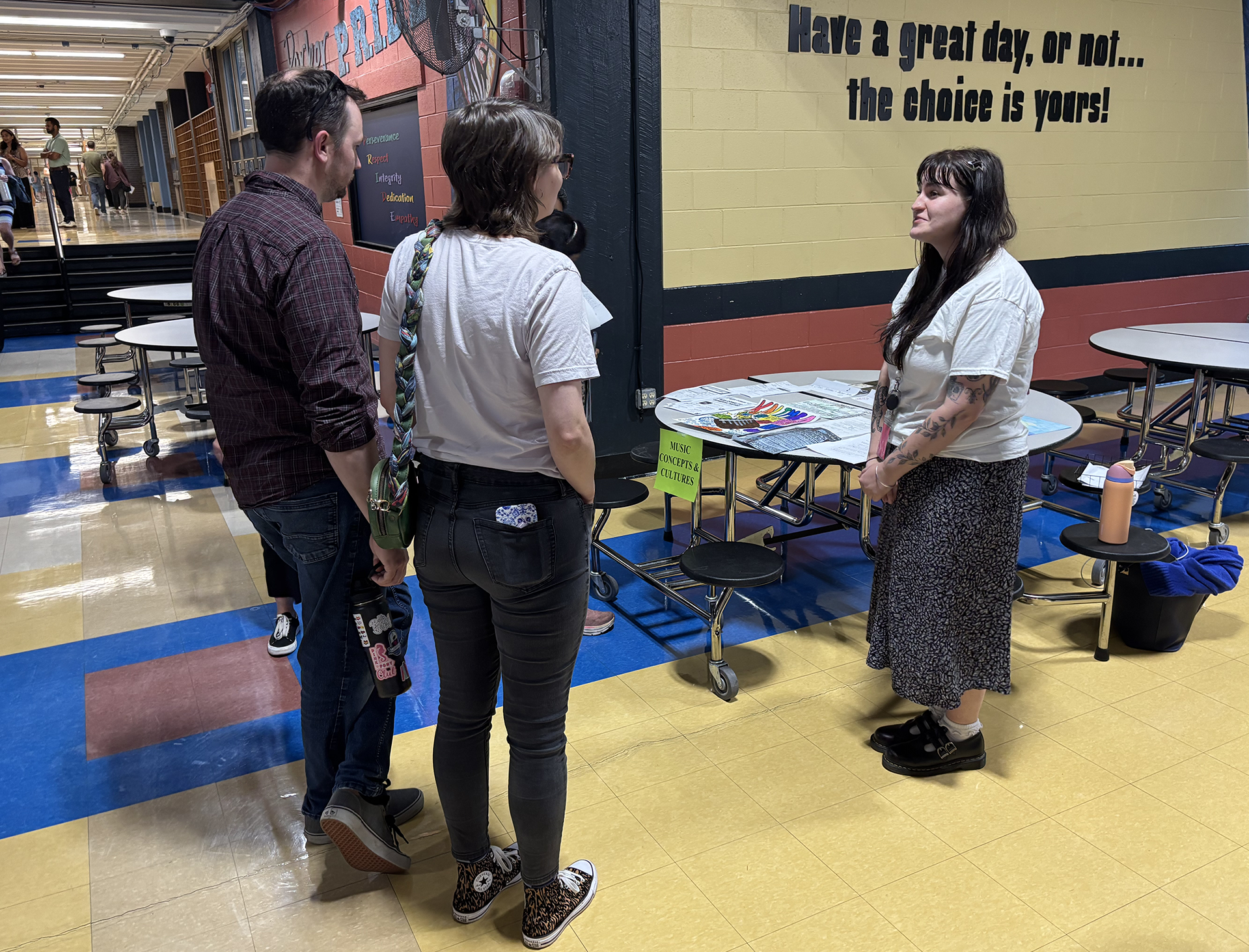 Parents of fifth grade students attended parent-curriculum night at Parker Middle School on Thursday, Sept. 10, 2026.