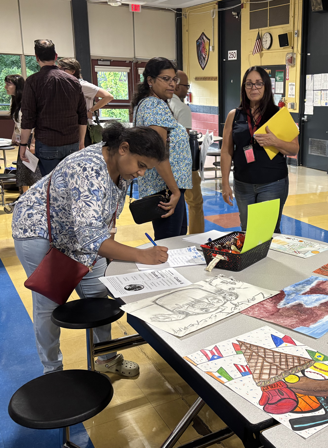Parents of fifth grade students attended parent-curriculum night at Parker Middle School on Thursday, Sept. 10, 2026.