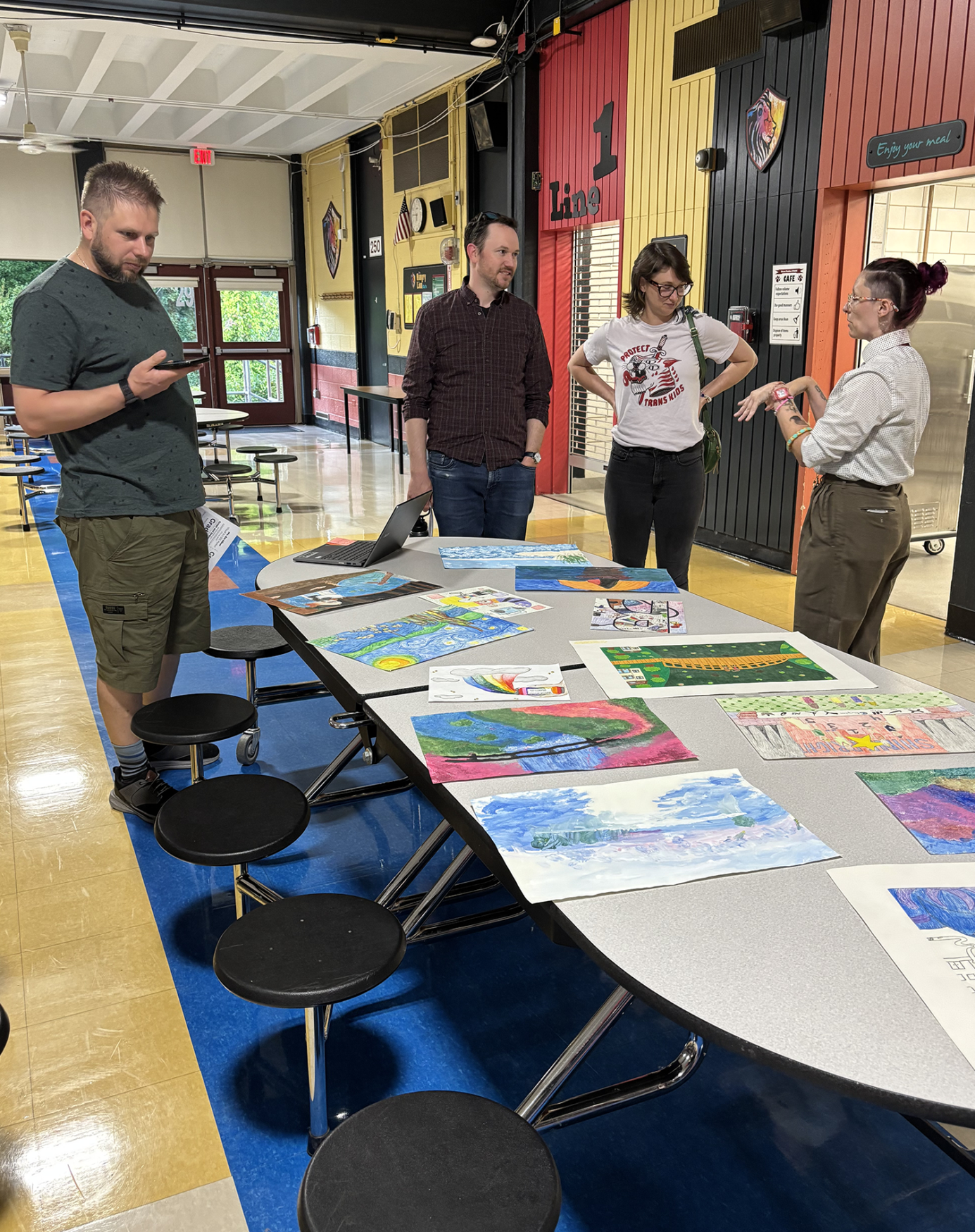 Parents of fifth grade students attended parent-curriculum night at Parker Middle School on Thursday, Sept. 10, 2026.