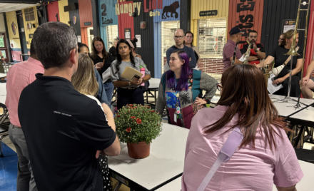 Parents of fifth grade students attended parent-curriculum night at Parker Middle School on Thursday, Sept. 10, 2026.