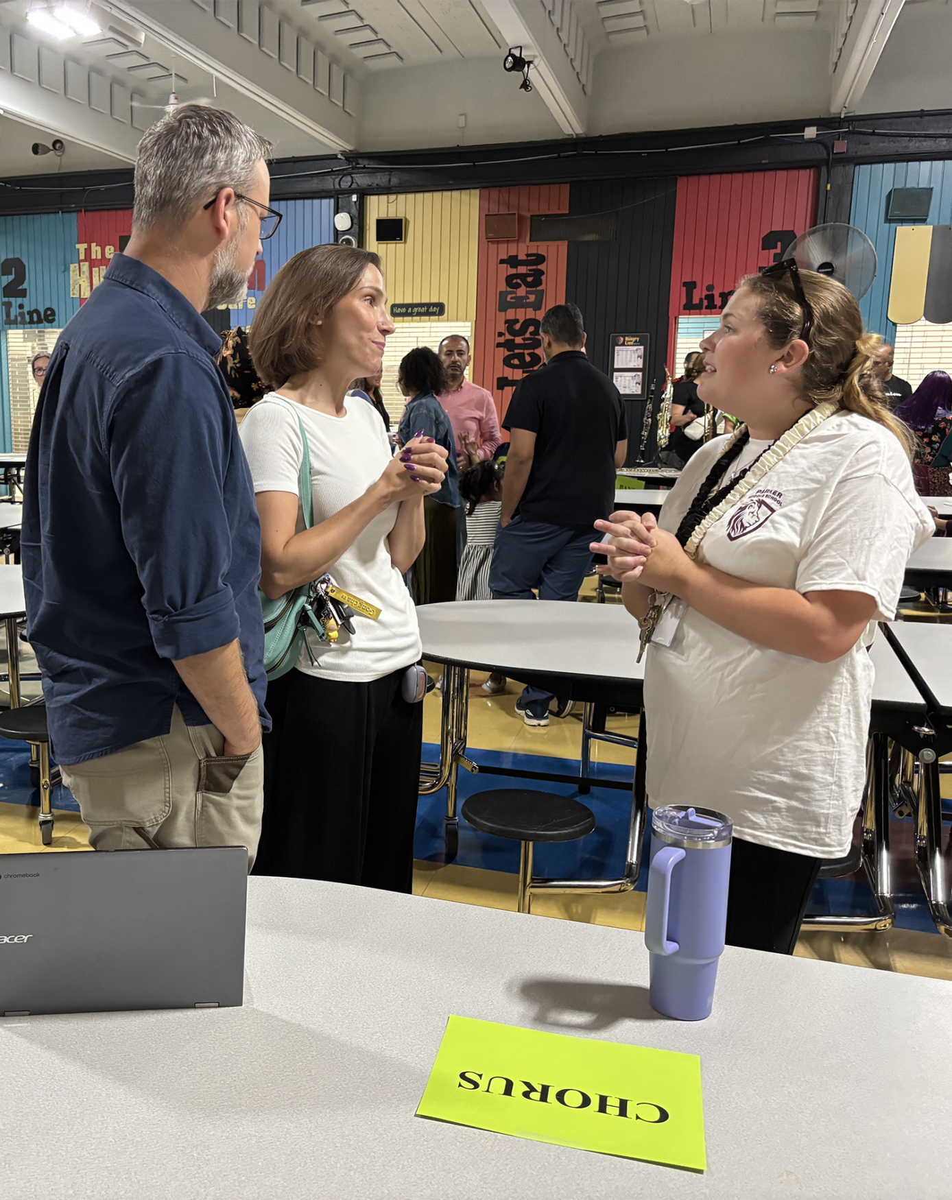 Parents of fifth grade students attended parent-curriculum night at Parker Middle School on Thursday, Sept. 10, 2026.
