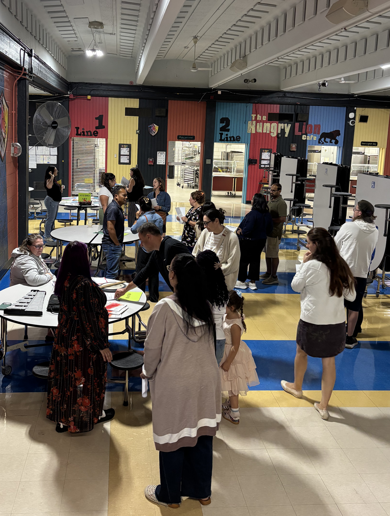 Sixth grade parents and guardians attend an open house at Parker Middle School in Chelmsford on Tuesday, Sept. 15, 2026.