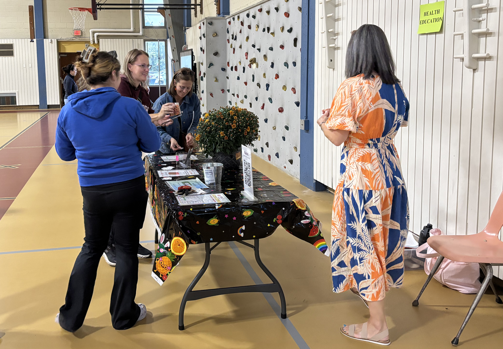 Sixth grade parents and guardians attend an open house at Parker Middle School in Chelmsford on Tuesday, Sept. 15, 2026.