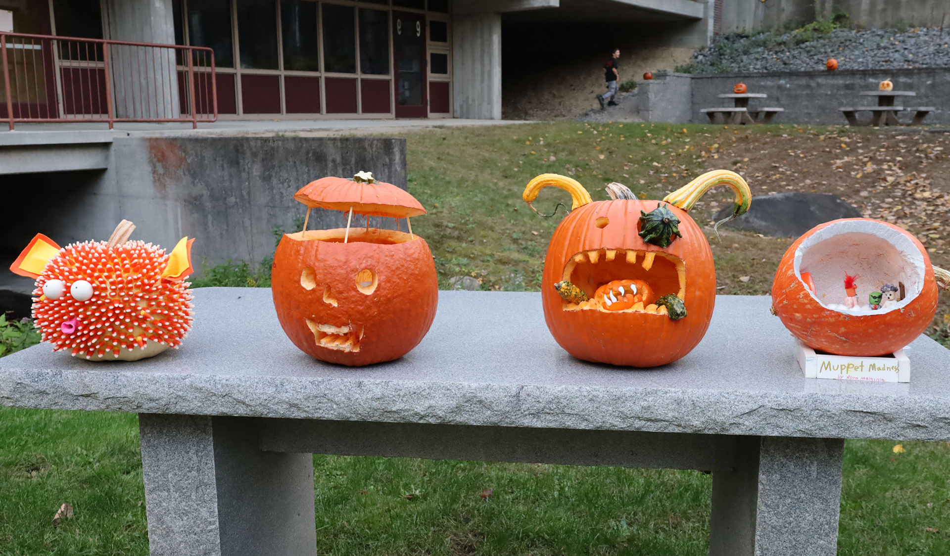 Parker Pizza, Paperbacks and Pumpkins Carved and creatively decorated pumpkins were the highlight of the Pizza, Paperbacks and Pumpkins event at Parker Middle School on Wednesday, Oct. 21, 2026.