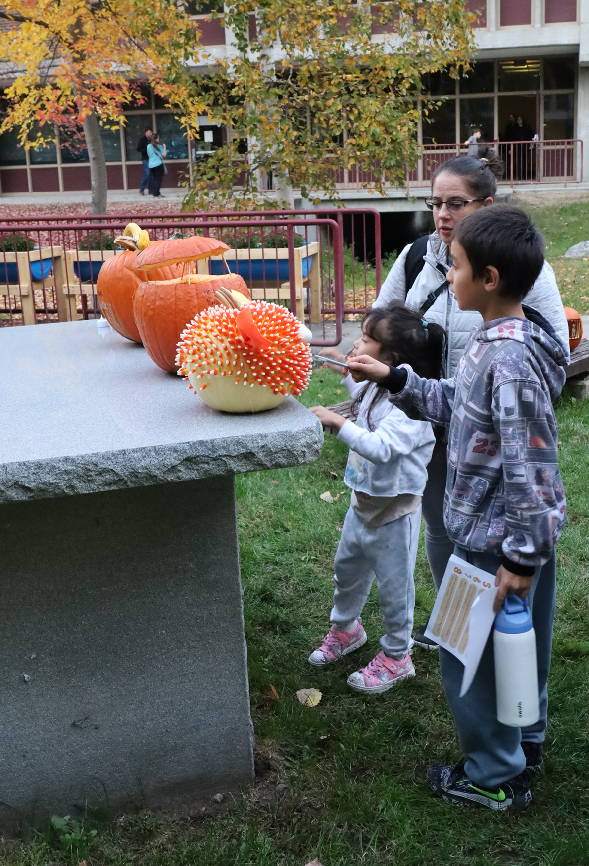 Parker Pizza, Paperbacks and Pumpkins Students and their families attend the annual Pizza, Paperbacks and Pumpkins event at Parker Middle School on Wednesday, Oct. 21, 2026.